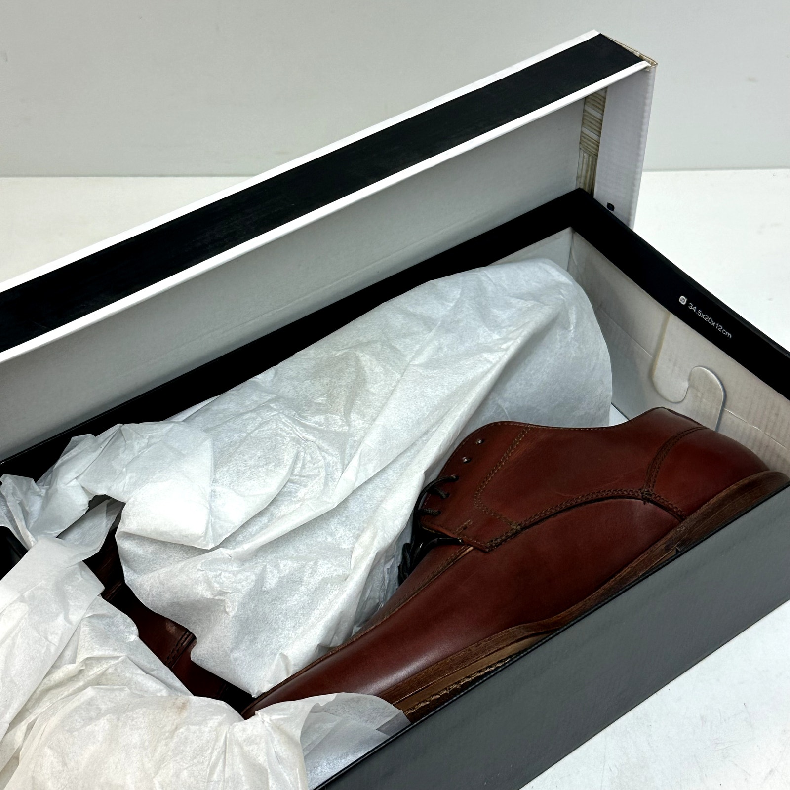 Nib Rancourt & Co. X Footjoy Split Toe Derby Dress Shoe Brown Calf 79206 11.5 E — image 3 of 8